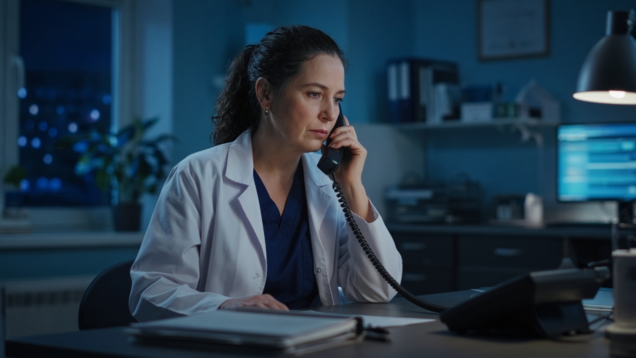 After-hours medical phone calls and protected health information PHI exposure risk