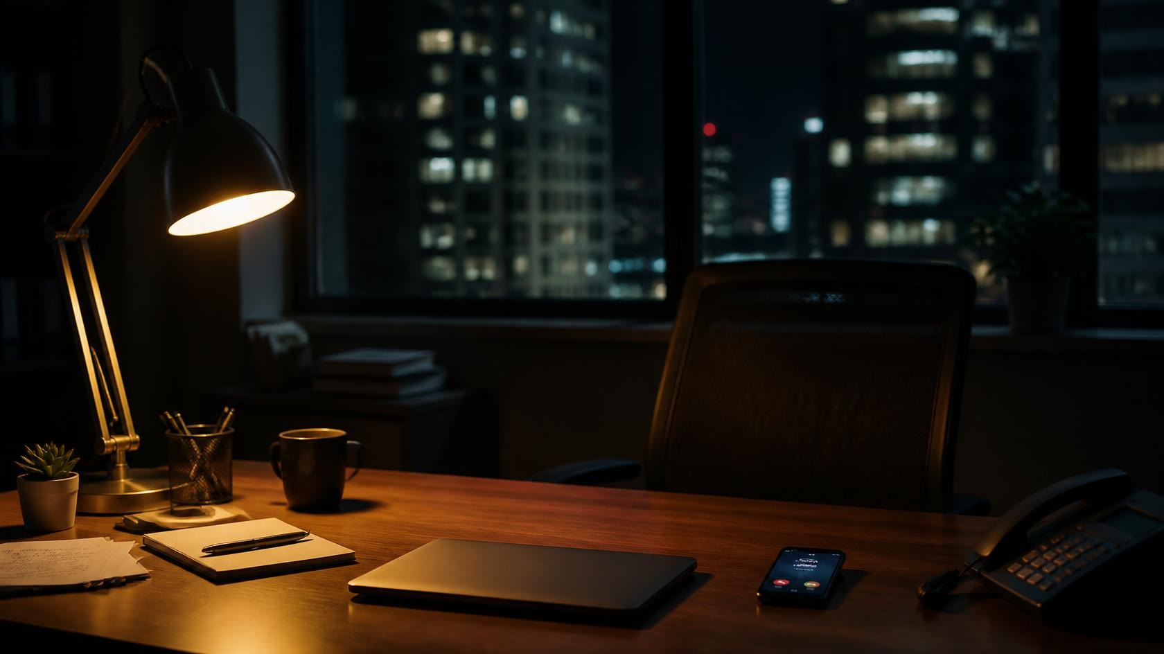 01-night-office-phone