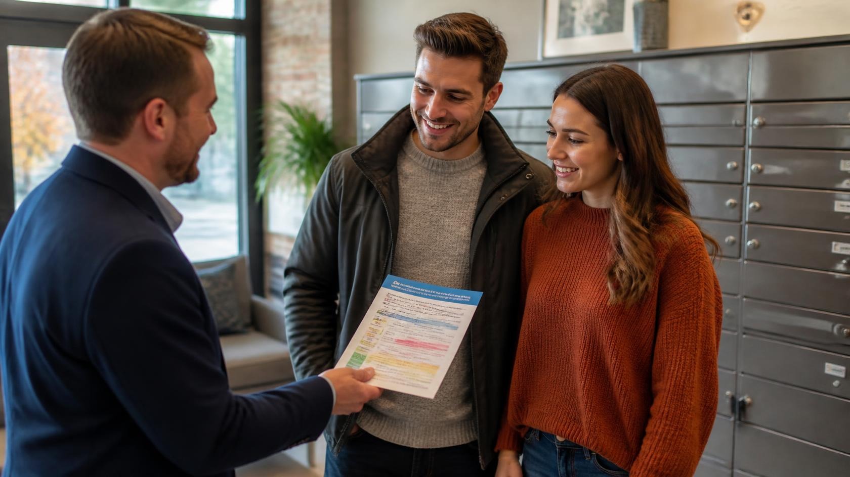 Property manager sharing winter tips with apartment residents