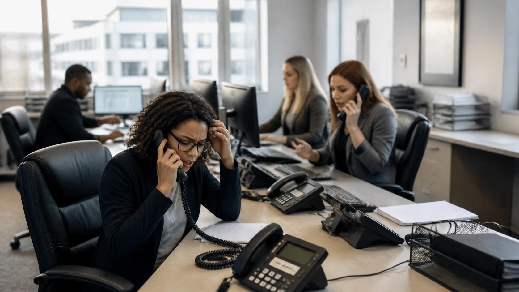 Busy property office phones covered by overflow answering service