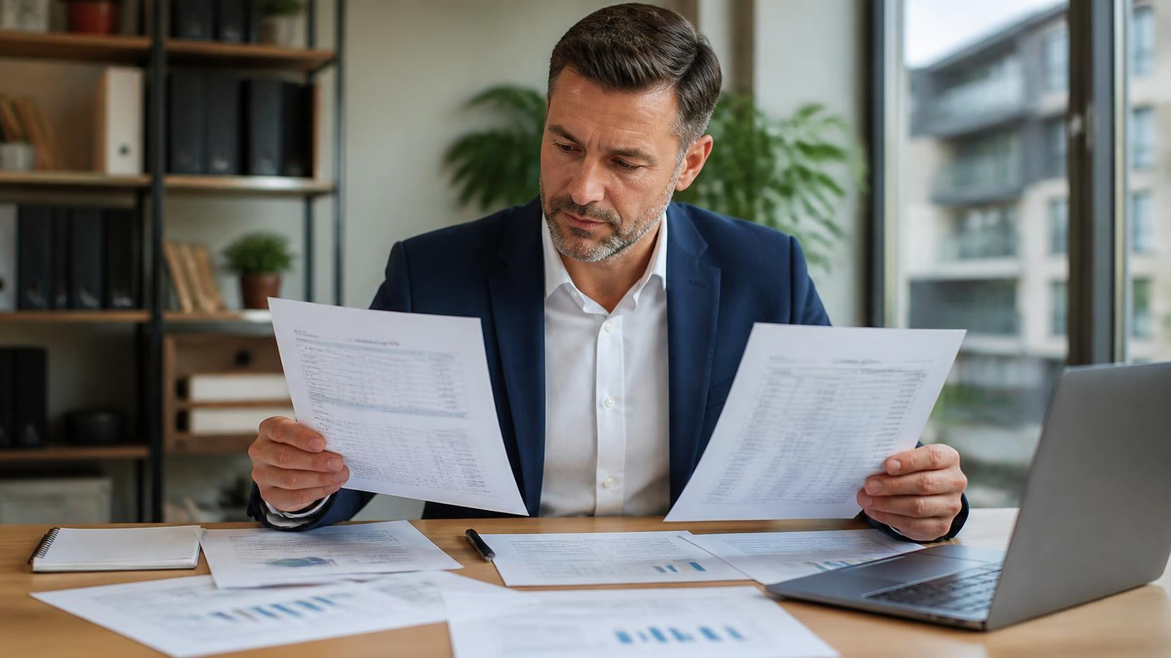 Property manager evaluating answering service vendors